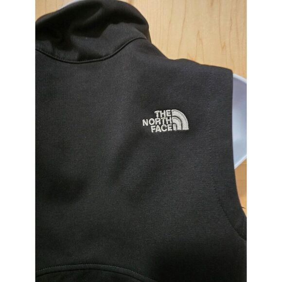 The North Face Black Full-Zip Softshell Vest Lightweight Outdoor Activewear - Picture 4 of 7